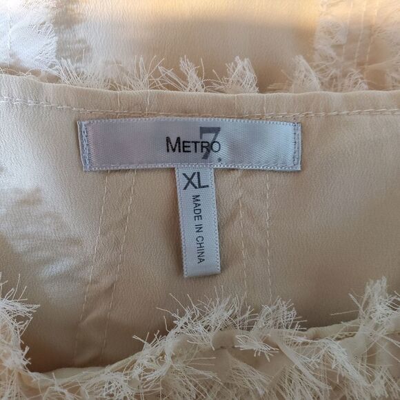 Metro 7 Buff Frayed Tank Top (XL) - Picture 5 of 5